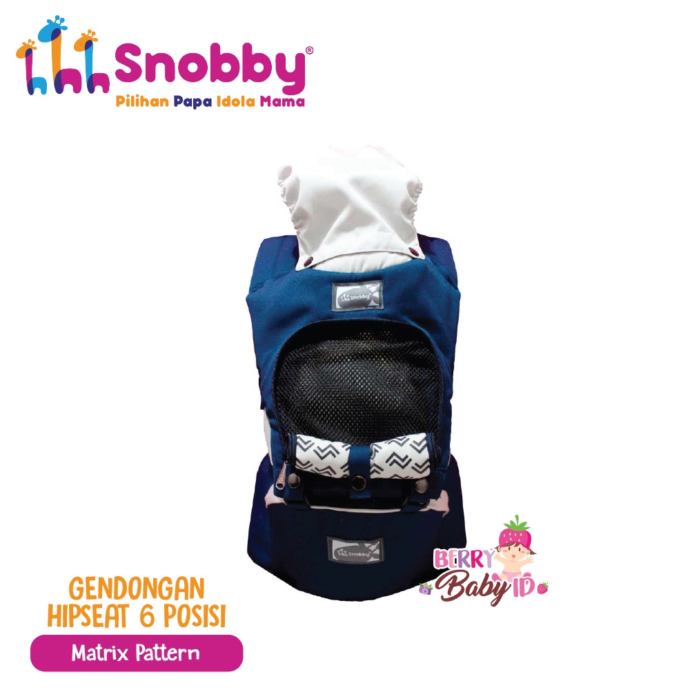 Snobby Gendongan Depan Bayi Hipseat 6 Posisi Sirkulasi Aplikasi Berry Mart