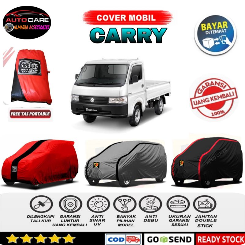 COVER MOBIL SARUNG MOBIL CARRY PIK UP / KOLBAK TERBUKA