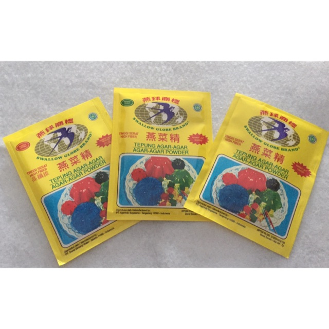 

TEPUNG AGAR AGAR SWALLOW GLOBE BRAND/AGAR AGAR SRITI