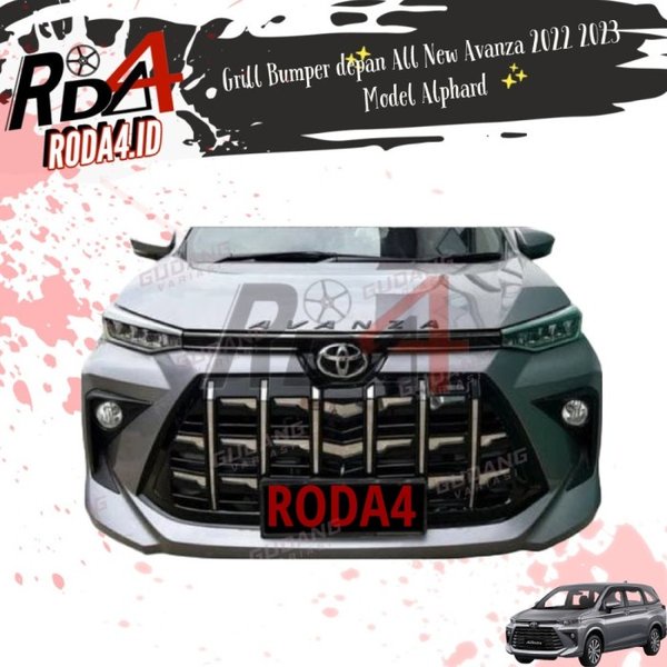 Grill Bumper Depan Toyota All New Avanza 2022 2023 Model Alphard