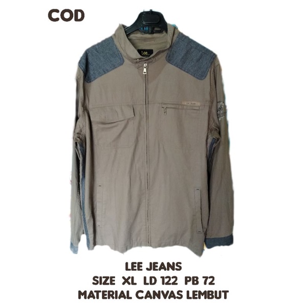 kemeja jeans lee/kemeja brand original
