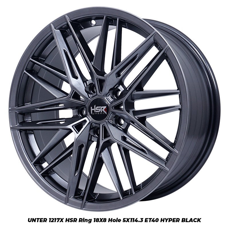 Velg R18 Mobil HRV Xpander Innova HSR UNTER 1217X Ring 18 Hyper Black I Toko Velg Kediri