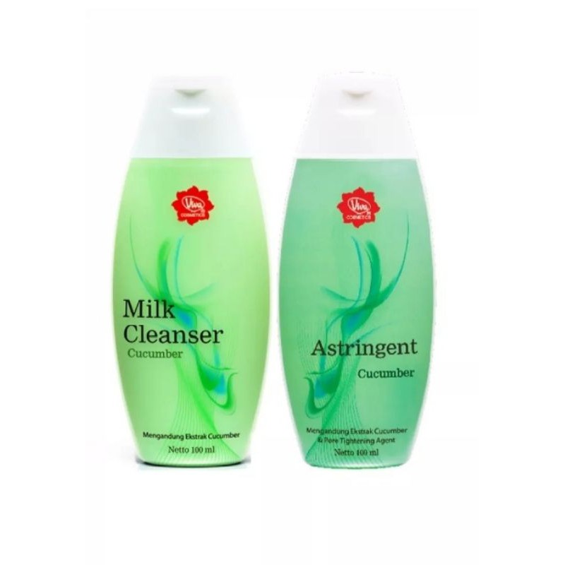 VIVA paket milk Cleanser & Face Tonic Cucumber/skin care