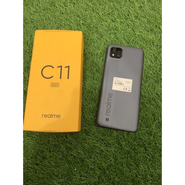 Handphone / Hp Realme C11 2021 ram 2 gb internal 32 gb second fullset mulus