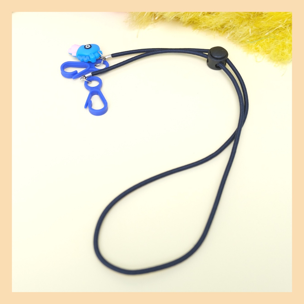 ( PART 7 )  KALUNG MASKER ANAK DEWASA || STRAP MASKER HIJAB STRING STOPER KARAKTER Boneka BTS gantun