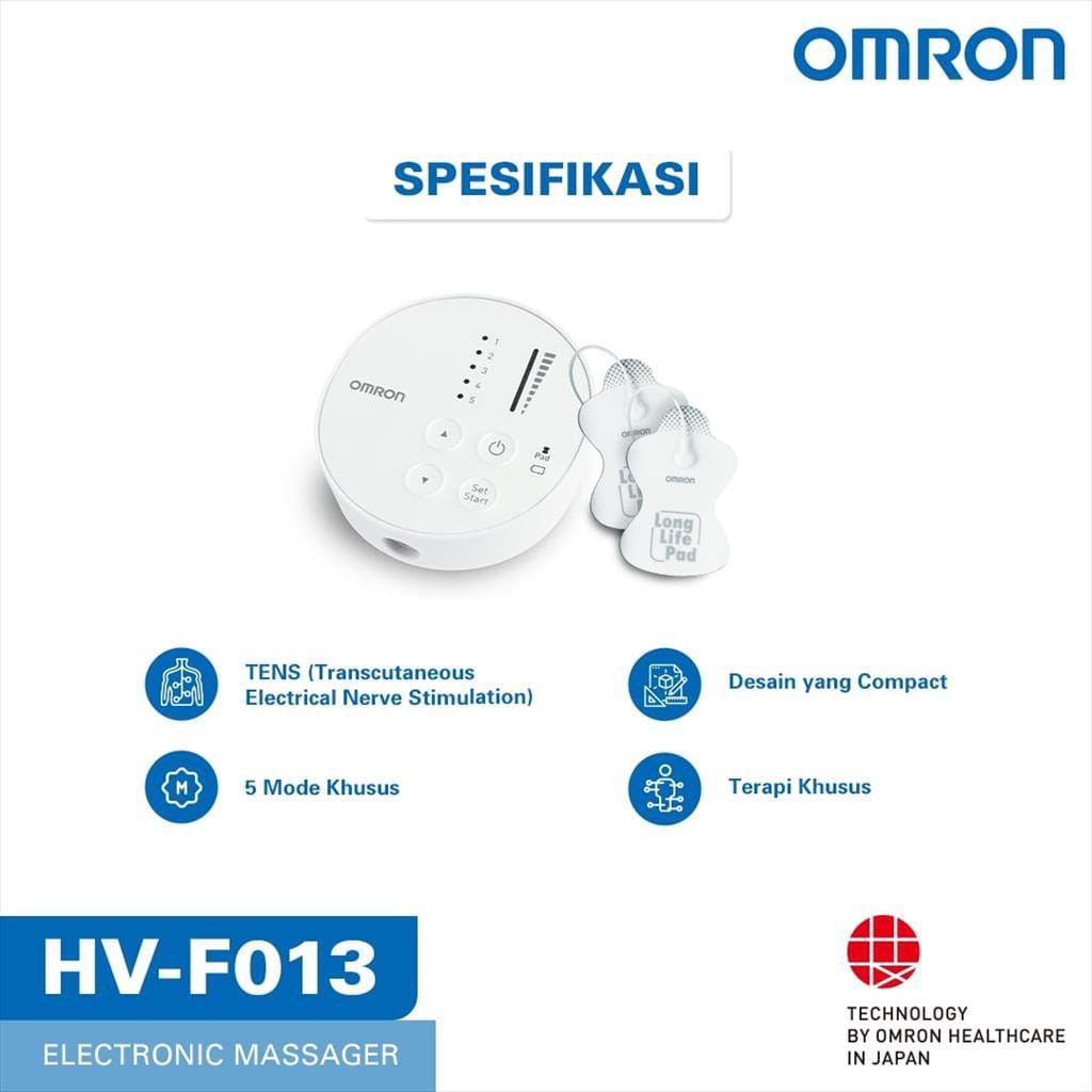 ALAT PIJAT TERAPI ELEKTRONIK OMRON HV F013 / OMRON TENS / OMRON PULSE MASSAGER  HV-F013