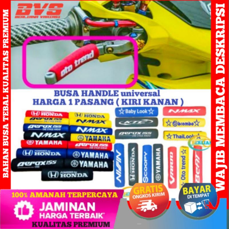 Busa handle ototrend foam handle busa handle babylook  rem depan Rem tangan banyak pilihan tulisan h