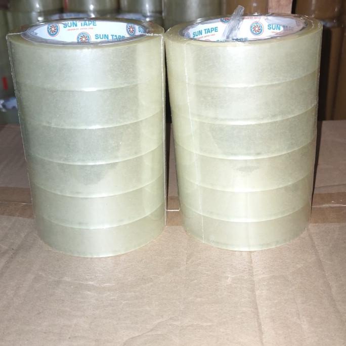 

Khusus Grab | solasi 1 inci 1dus (144pcs) - Lakban bening kecil