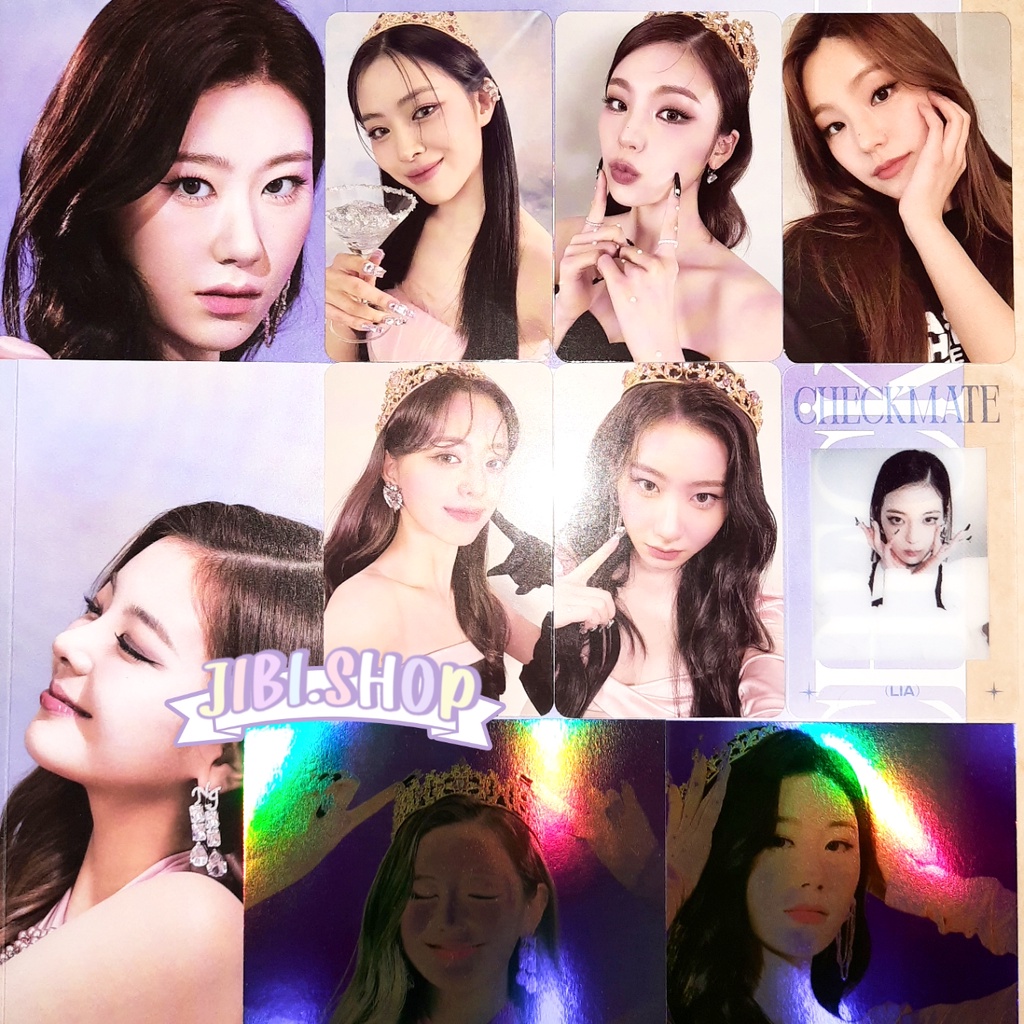 [sharing] itzy checkmate album official photocard pc ktown yeji ryujin yuna chaeryeong lia checkmate