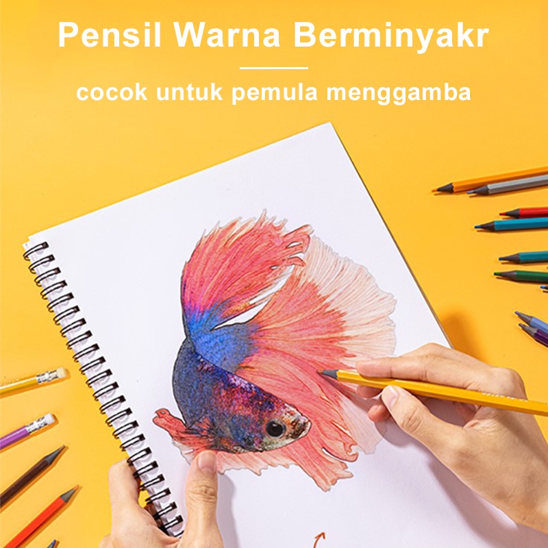 Deli Pensil Warna Bisa Dihapus Pencil Warna Pensil Warna Set Dengan Penghapus 12 pcs 24 pcs Pensil Erasable Colored Pencil