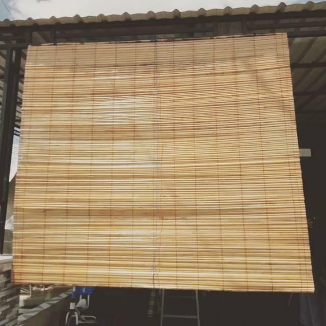 Tirai rotan enao ukuran 2x2m makassar