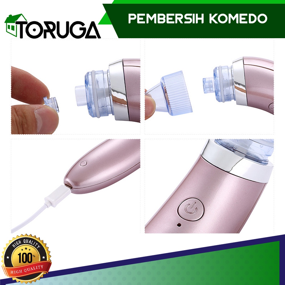 Alat Penyedot Komedo Jerawat Elektrik Comedo Remover Suction VACUUM  Blackhead REMOVAL