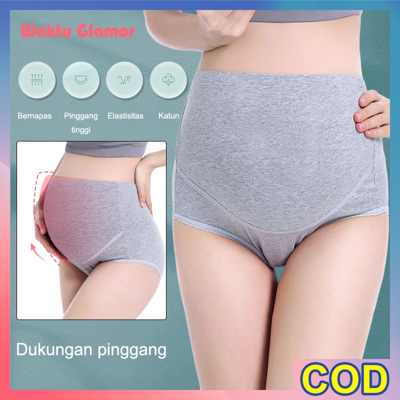 Celana Dalam Hamil Wanita Kancing Celana Dalam Ibu Hamil Jumbo CD Hamil Katun 836