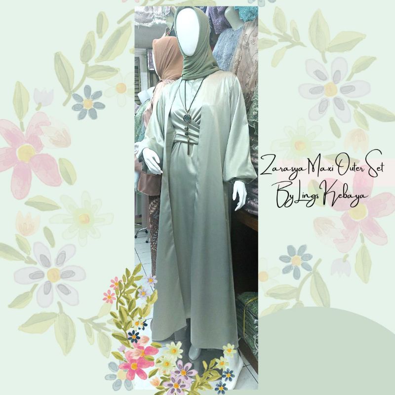 Bridesmaid Dress Kondangan Muslim / Sage Green