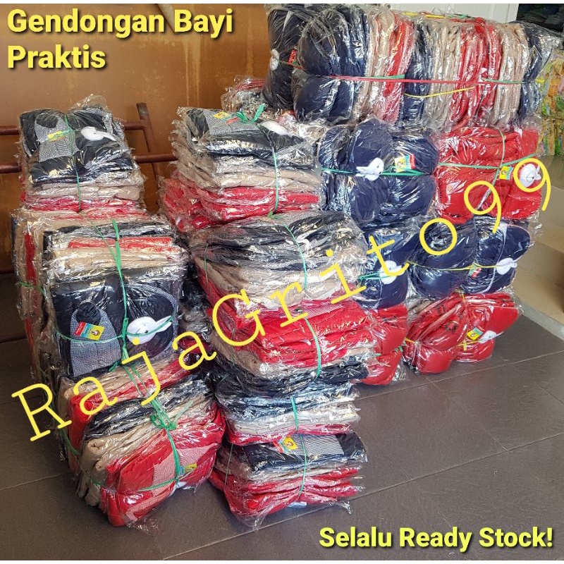 1 lusin Gendongan bayi samping motif Boneka / Ransel Bayi / Gendongan Bayi Praktis (Grosir 12 Pcs)