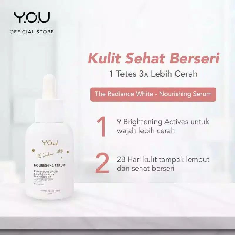 YOU THE RADIANCE WHITE NOURISHING + SERUM 20ML