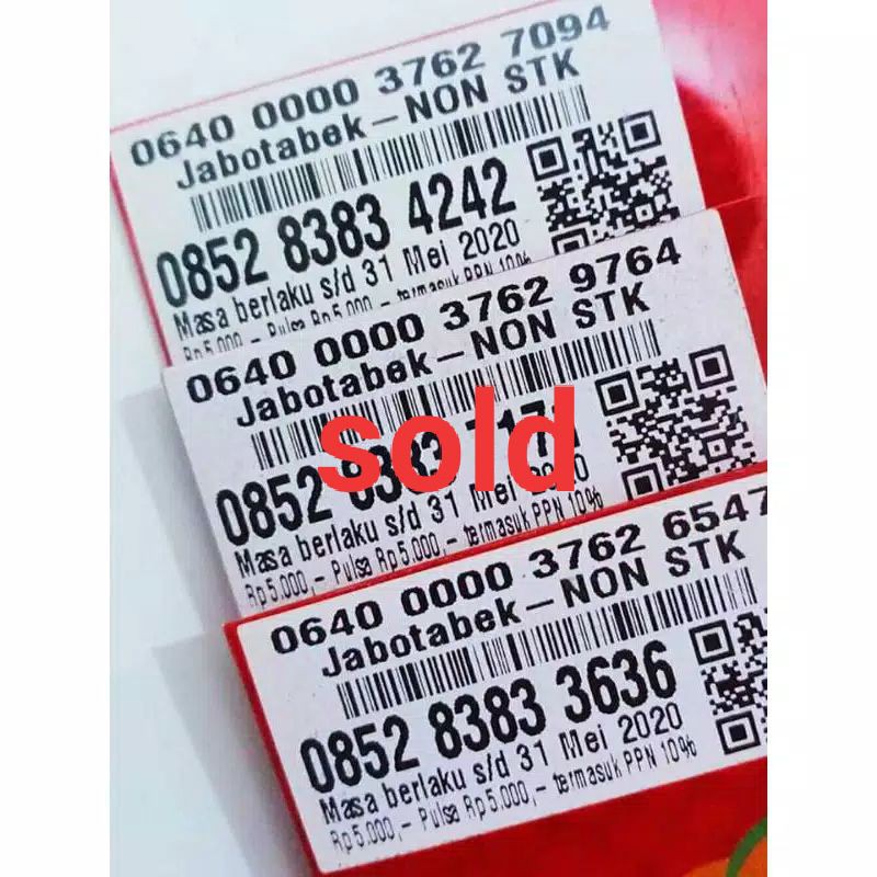 nomor cantik telkomsel seri abab cdcd