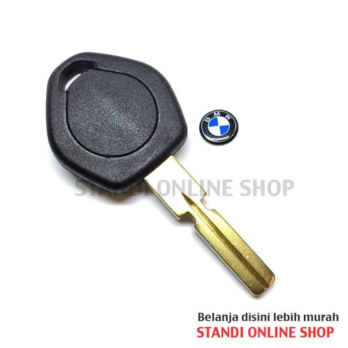 Casing Kunci Remote Key BMW E34 E36 1 Tombol Lampu LED