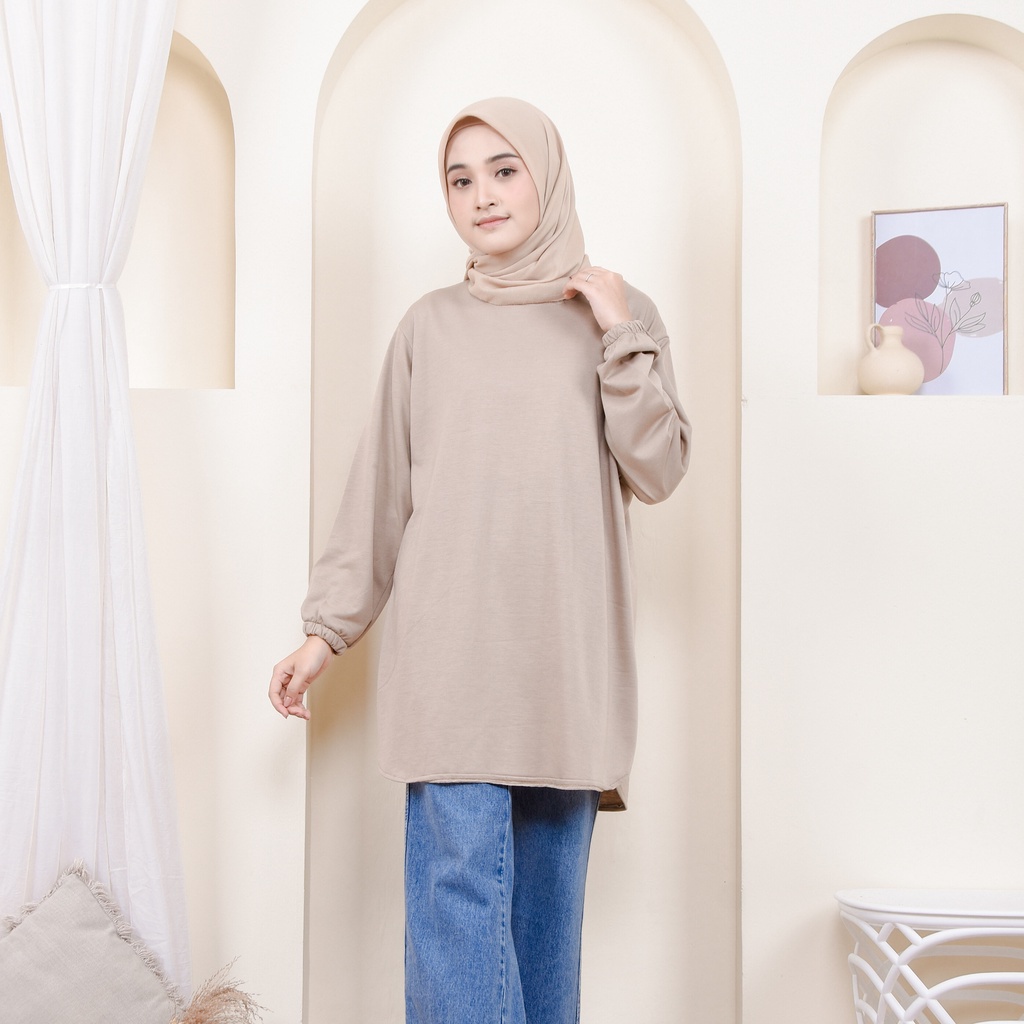 Yura Top pakaian lengan panjang wanita