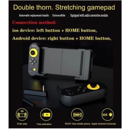 Gamepad wireless bluetooth ipega 2in1 for ios android pc smar tv ps3 ipad tab laptop dual thorn pg 9167