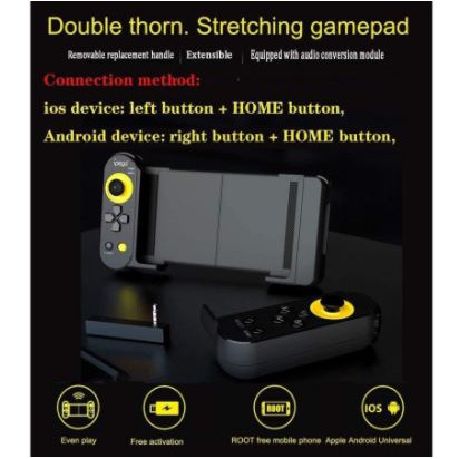 Gamepad wireless bluetooth ipega 2in1 for ios android pc smar tv ps3 ipad tab laptop dual thorn pg 9167