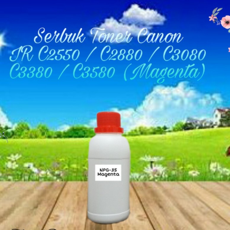 Serbuk Toner Refill Canon NPG-35 NPG35 IR C2550 C2880 C3080 C3380 C3580 Magenta 1x Isi