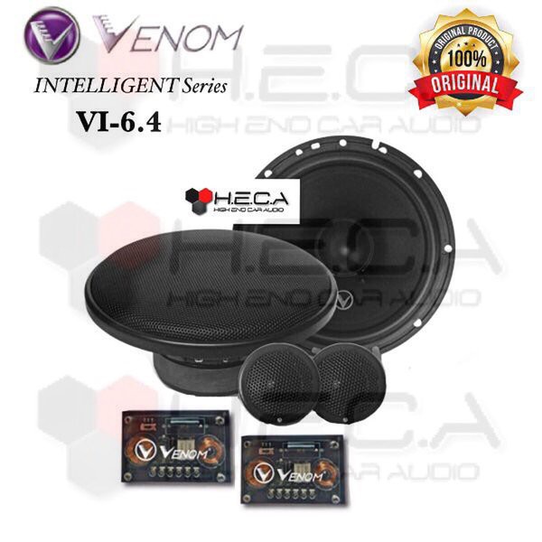 Turun Harga  VENOM Intelligent VI 6.4 Audio Mobil Pioneer Speaker Mobil Speaker Coaxial Audio