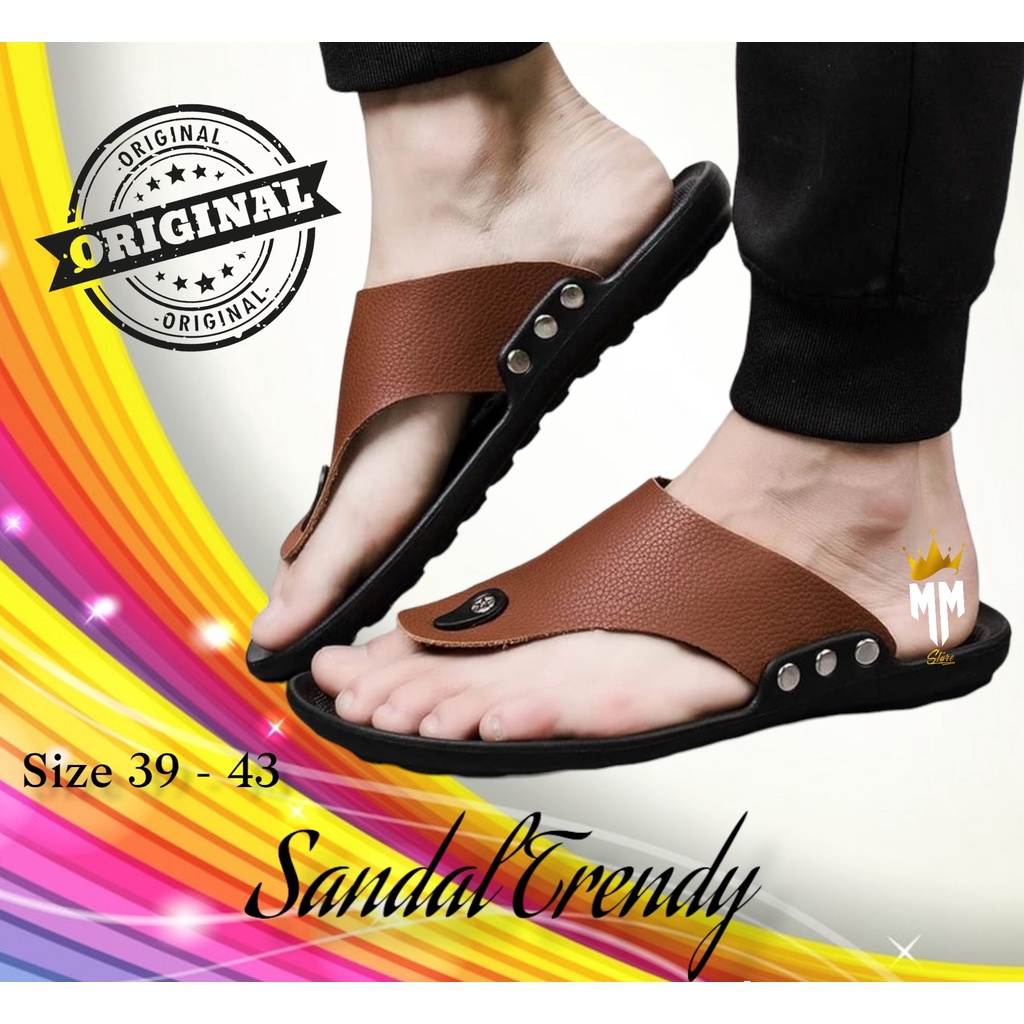 COD/Bayar ditempat - sandal finetic trez berbagai warna, sandal pria, sandal japit laki laki , sandal distro, sandal terbaru, sandal pria kulit, sandal pria dewasa, sandal kekinian original  real pict by mix max store