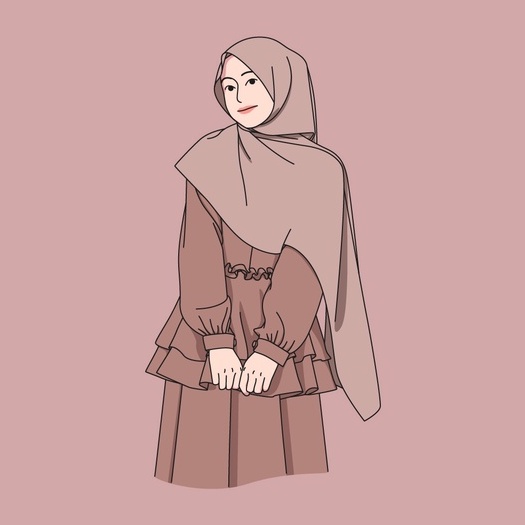 Simple illustration / Full colored illustration / Ilustrasi Tanpa Wajah