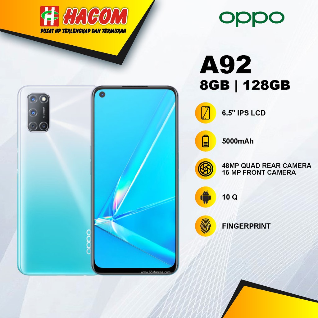 HP OPPO A92 RAM 8GB/128GB