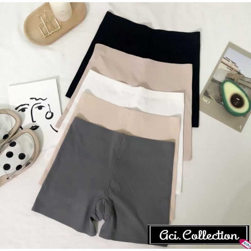 ShortPants Mini Pendek Legging dalaman wanita UK Standar &amp; Jumbo / Legging Hotpants