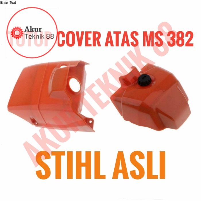 tutup cover atas shroud Chainsaw STIHL MS 382 STIHL ASLI
