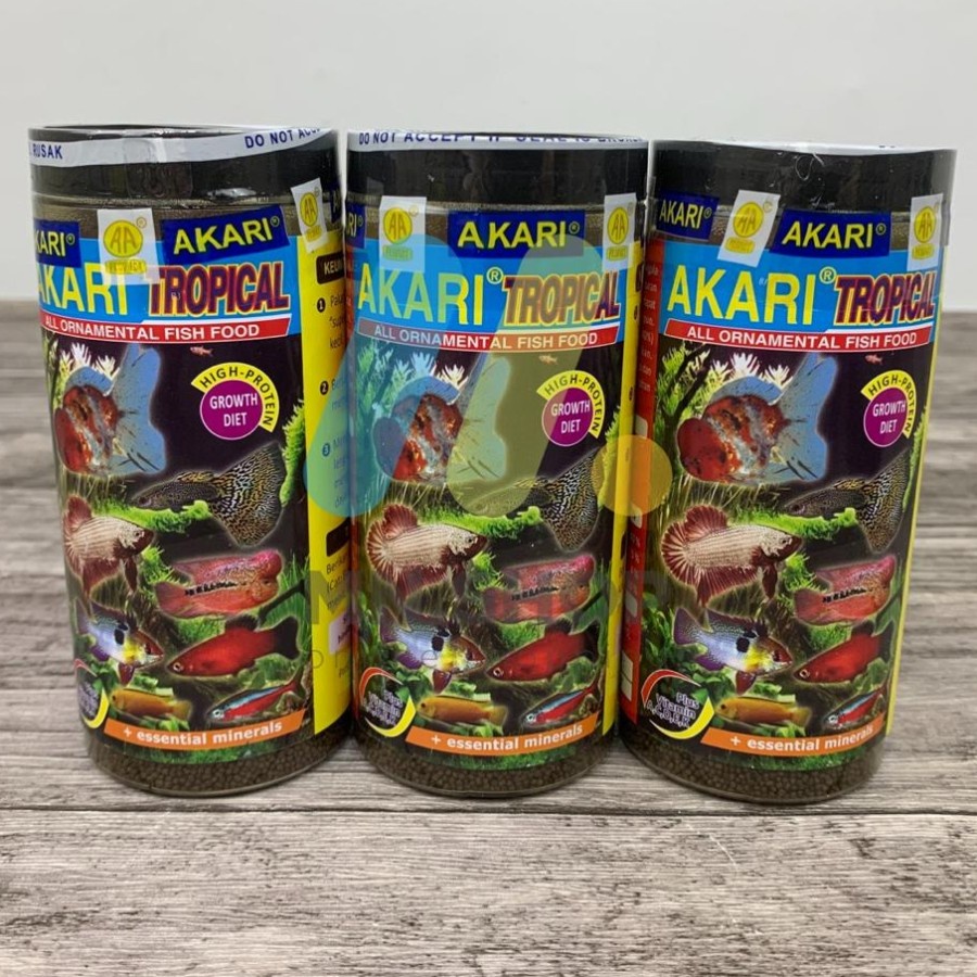 Pelet Ikan Makanan ikan Akari Tropical 100gr untuk segala jenis ikan