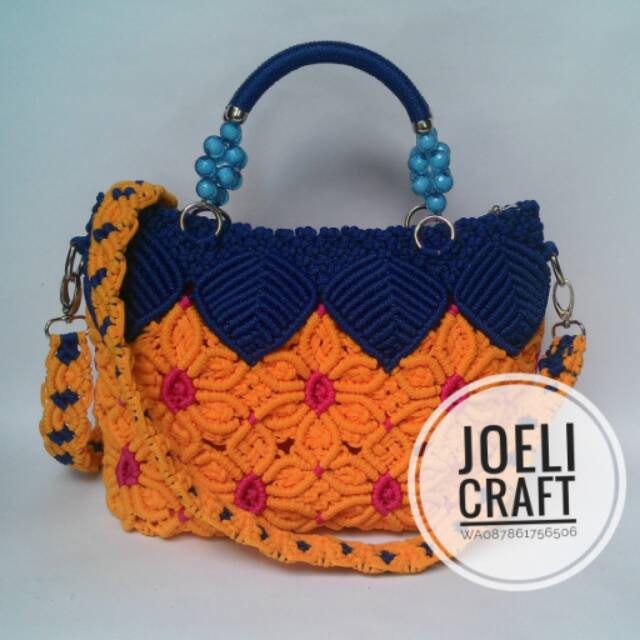 proIsrael Tas Rajut Tali Kur Motif Bunga proIsrael Tas Rajut Tali Kur Motif Bunga