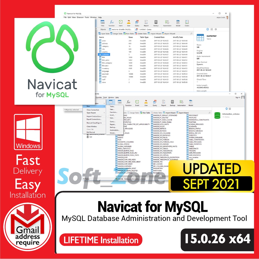 

Nvct fr MySQL 15.0.26 - MySQL Dtbs Admnstrtn & Dvlpmnt Tl [WINDOWS x64] - Dgtl Dwnld