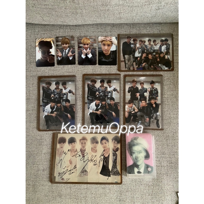 (Ready Stock) Photocard Group Official EXO EXO-K EXO-M MAMA Versi A OT6 OT12 Korlic Luhan Card Case