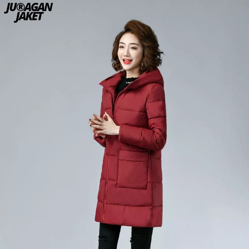 jaket wanita winter hangat musim dingin puffer tebal