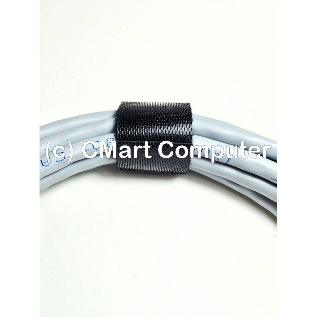 READT STOCK Velcro Cable ties 1 meter Pengikat kabel tis tie meteran - ACC-CC-915