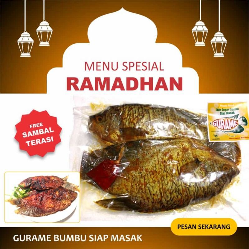 

Menu Lebaran GURAME BUMBU Siap Masak isi 2 Istimewa