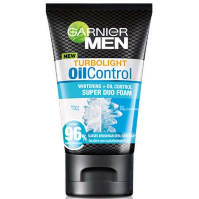 Garnier Men Acno Fight | Turbolight | Scrub in Foam 100 ML all Varian Termurah