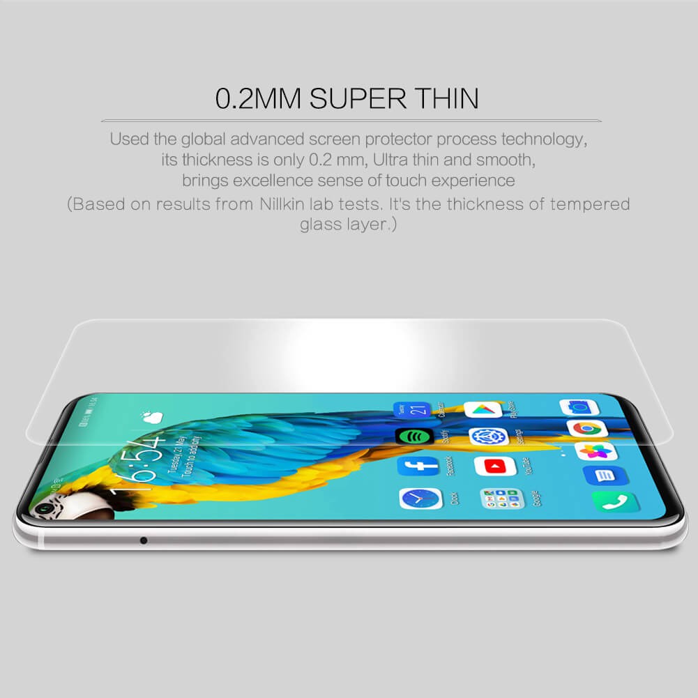 AUTHENTIC Tempered glass Huawei nova 5T Thickness 0.2mm H+P