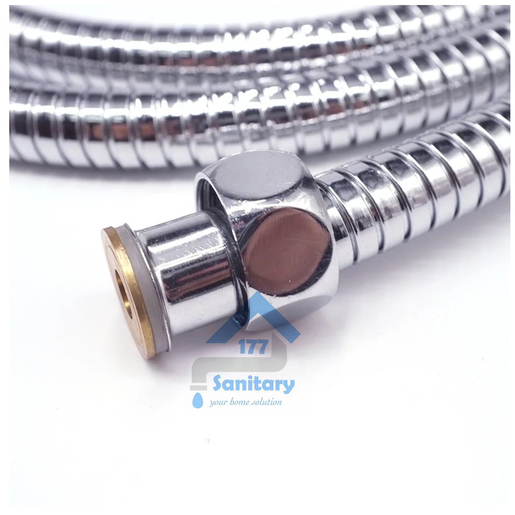 Selang Shower Flexible Stainless 120 Cm Murah - Selang bidet Fleksibel hose  kloset monoblok120cm stenlis 1.2 m 1.2meter /E1