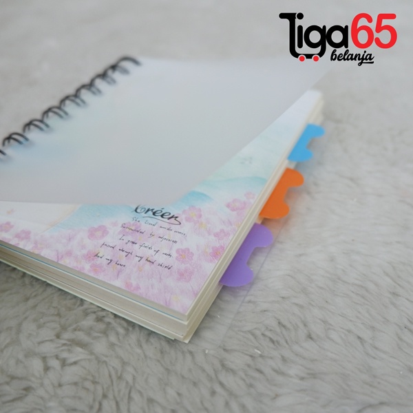 365 RING BOOK #40996 Type XQ64 Note Book Fancy Karakter / Buku &amp; Alat Tulis