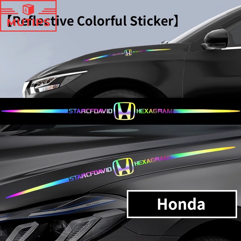 Stiker logo Honda laser Reflektif Untuk Mobil Freed Brio City Civic CRV HRV BRV Accord Jazz