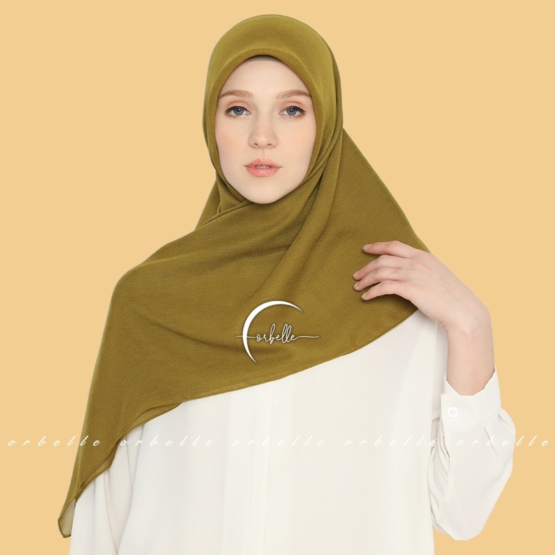 JAHIT TEPI!! CORNSKIN PREMIUM / HIJAB SEGI EMPAT SERAT KULIT JAGUNG