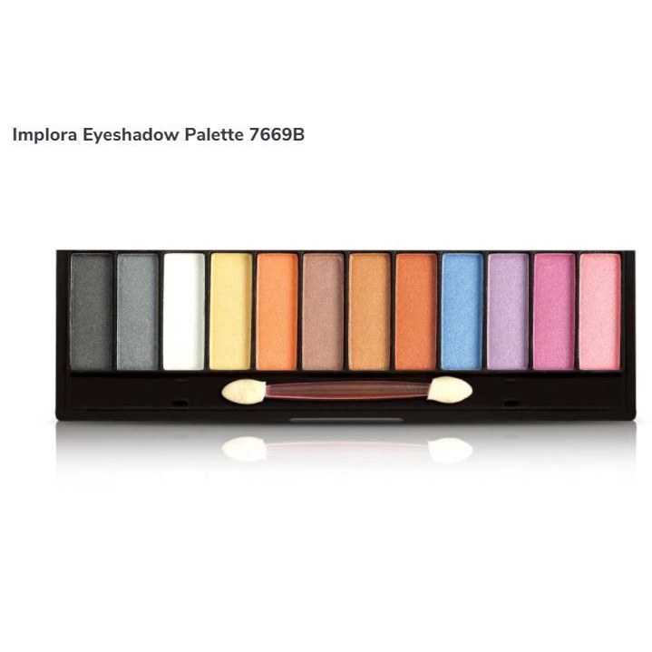 IMPLORA EYESHADOW &amp; BLUSH ON - MAKE UP KIT PALETTE KECANTIKAN WAJAH WANITA BEAUTY TOOLS SERBAGUNA