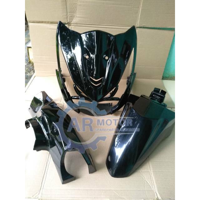 PAKETAN BODY DEPAN BEAT FI 2013 - 2014 HITAM