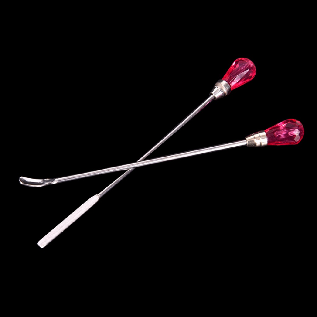 Hbid 3Pcs Jarum Sendok Pembuat Perhiasan Bahan Silikon Resin