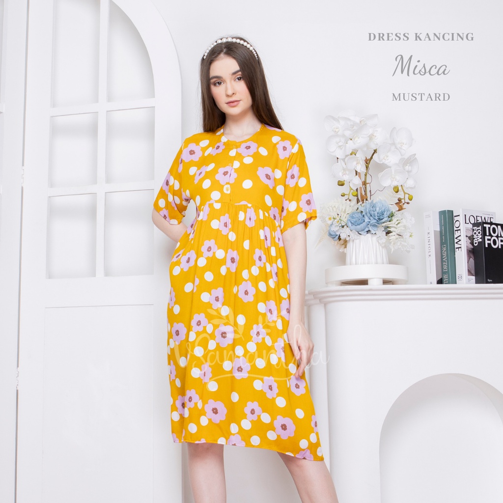 Home Dress Rayon Motif Misca