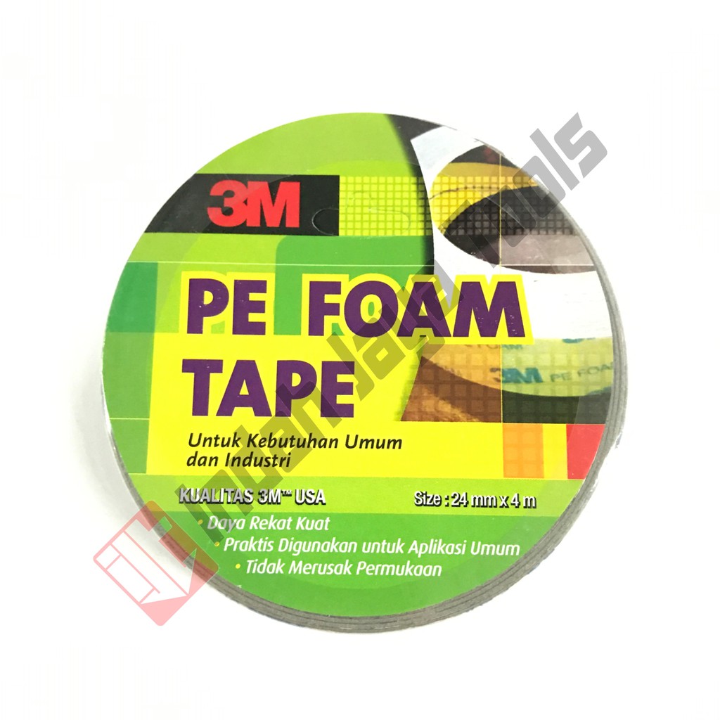 3M PE FOAM TAPE 24 mm x 4 m - Double Tape Busa Solasi Lakban